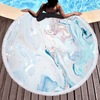 New Marble Designs Quickly Dry Round Printed Microfiber Beach Towel 2020