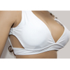 Custom Buckle Bikini Top White High Waisted Two Piece Swimsuit 