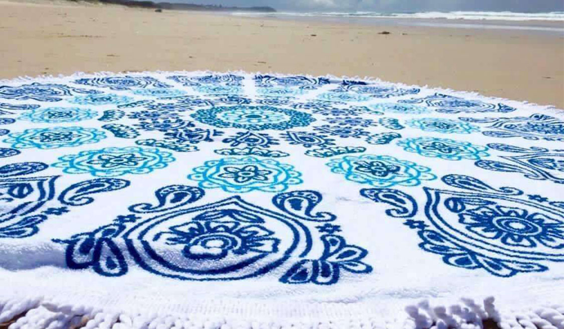How to Make a Beautiful Round Beach Towel？